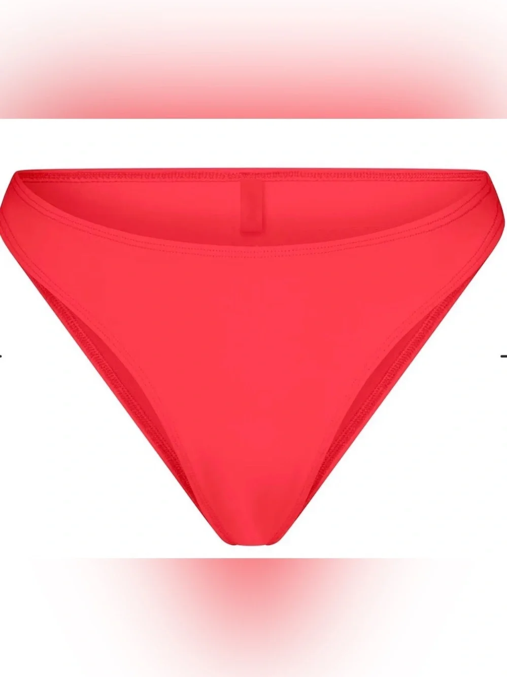 NWT Recycled Swim Plus Size Mid Coverage Swim Bottoms Ruby Red - Size 4X